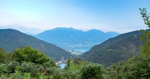 Ticino Sunset Timelapse 4K Stock Footage 235550293