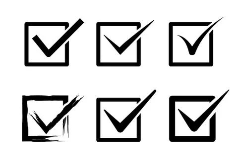 Tick box Stock Illustration