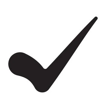 Tick Check Mark Vector Icon Stock Illustration