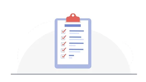 Tick The Form, Filling In The Application Form Stock Footage 279616543