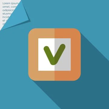 Tick icon Stock Illustration