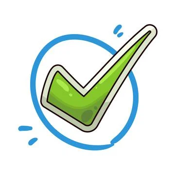 Tick illustration Stock Illustration