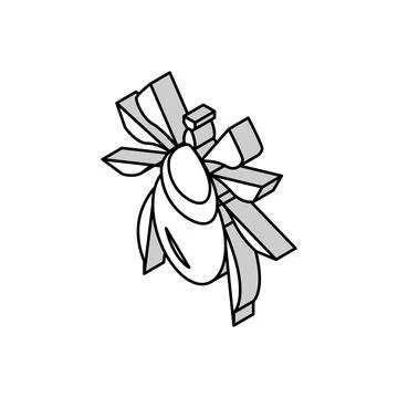 Tick insect isometric icon vector illustration Stock Illustration