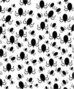 Tick isolated on white background Illustrazione stock