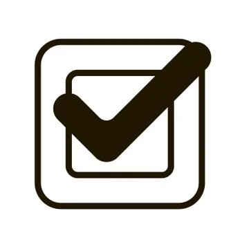 Tick OK icon on white background. EPS 10. Vector illustration. Stock Illustration