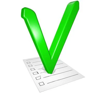 Tick pressed in the blank Stock Illustration