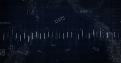 Tick row and orange line starting with 52461 appearing drawing across Stock Footage 328656717
