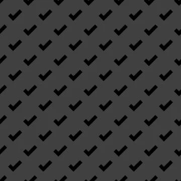 Tick web icon. flat design. Seamless pattern. 스톡 일러스트