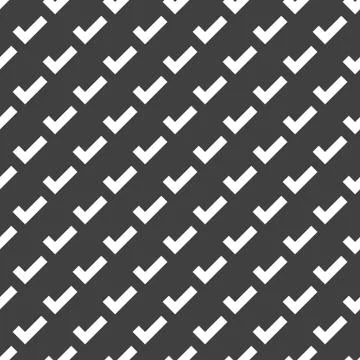 Tick web icon. flat design. Seamless pattern. 스톡 일러스트