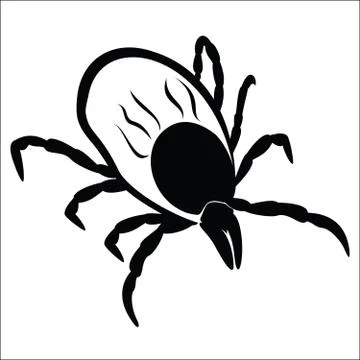 Tick on a white background Stock Illustration