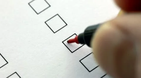 Tickbox Video stock 10571425