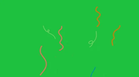 Ticker Tape Animation:  Looping + Matte Stock Footage 61797880