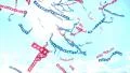 Ticker tape stars and stripes US USA America presidential election patriotic HD Footage