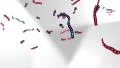 Ticker tape stars and stripes US USA America presidential election patriotic HD Footage