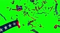 Ticker tape stars and stripes US USA America presidential election patriotic 4k 4k or 4k+ Resolution