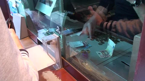 Ticket Booth At The Eiffel Tower In Paris, France Stock-Footage 158603913