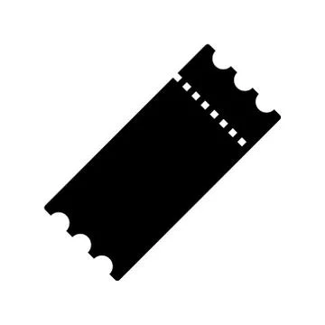 Ticket - coupon icon vector design template Illustrazione stock