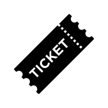 Ticket - coupon icon vector design template Illustrazione stock