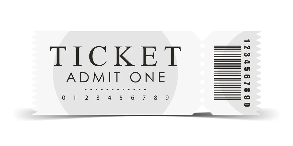 Ticket design. Ticket design template. Vector. Stock Illustration