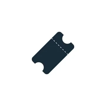 Ticket Icon Design Template Elements Stock Illustration