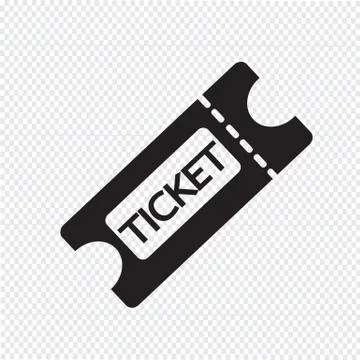 Ticket icon Stock Illustration