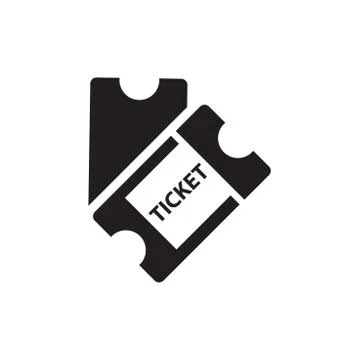 Ticket icon Stock Illustration