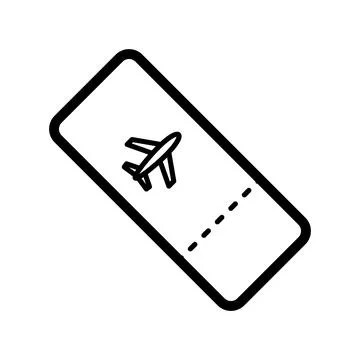 Ticket icon Stock Illustration