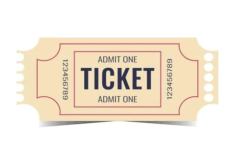 Ticket Stock Illustration