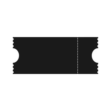 Ticket line art Stock Illustration