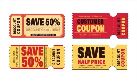 Ticket premium design vector art eps Illustrazione stock