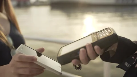 Ticket validation on board, Piraeus-Greece Stock Footage 264569106