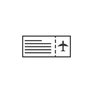 Ticket vector graphic design illustration Stock Illustration
