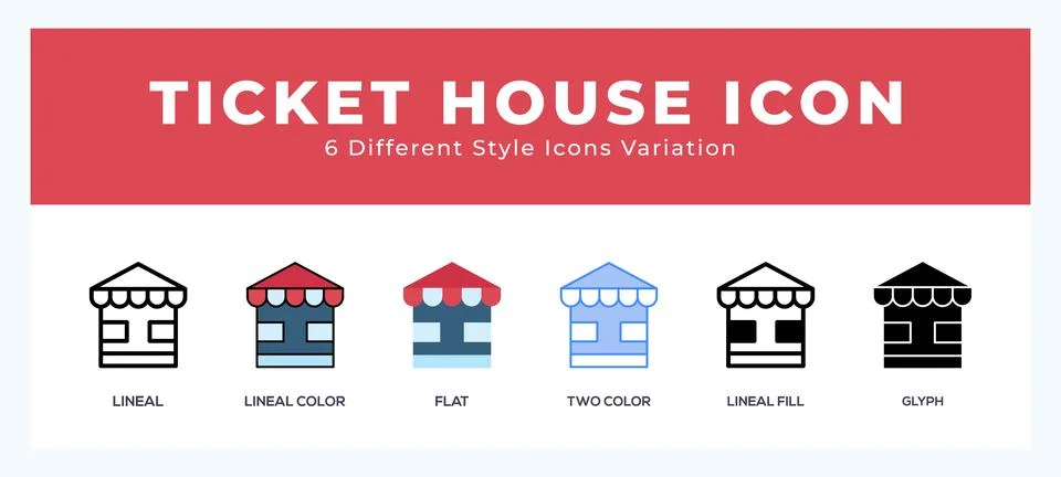 Ticket vector icons designed. icon symbol set. Illustrazione stock