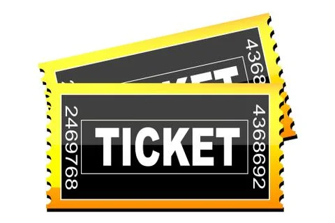 Tickets icon Stock Illustration
