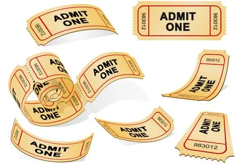 Tickets Stock Illustration