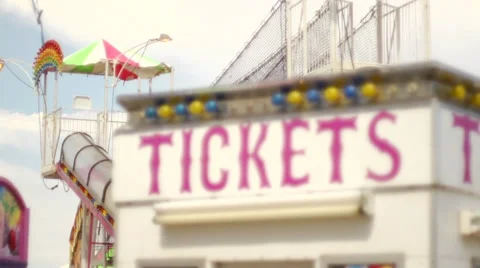 Tickets rack focus Stock-Footage 41132856