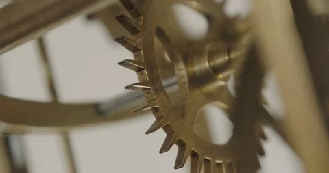 Ticking old clock Stock Footage 235794235