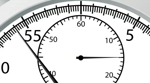 Ticking Stopwatch Animation Stock Footage