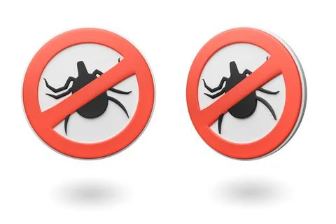 Ticks attention circular sign Stock Illustration