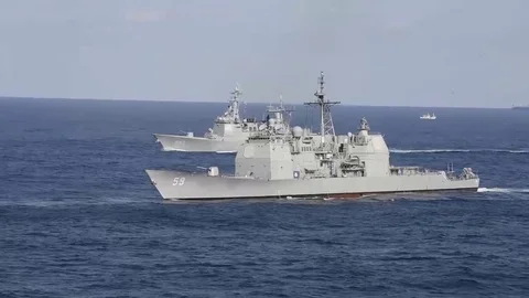 Ticonderoga-class cruiser Video stock 82281473