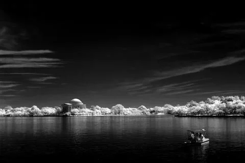 Tidal Basin Boaters Stock Photos