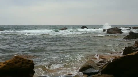 Tidal bore Video stock 21874472