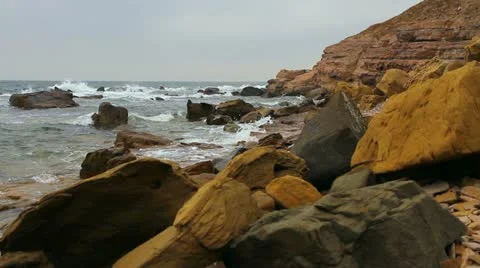 Tidal bore Video stock 21876094