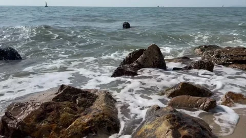 Tidal bore Video stock 241840761