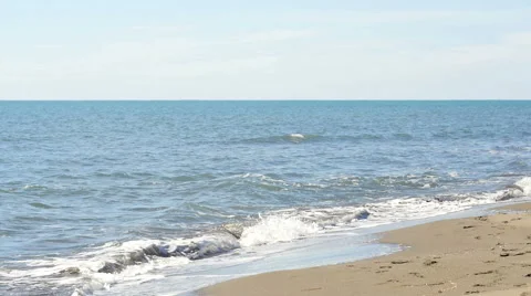 Tidal bore slow motion Stock Footage 58292836