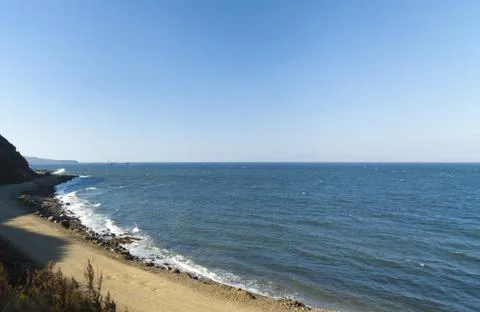 Tidal bore view Stock Photos
