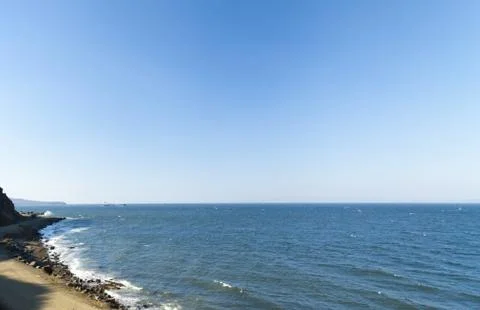 Tidal bore view Stock Photos