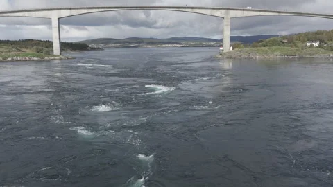 Tidal Current Stock Footage 320417925