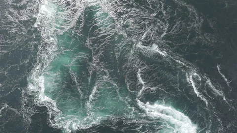 Tidal Current Stock Footage 320418086