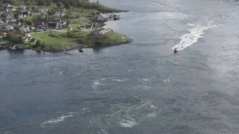 Tidal Current Stock Footage 320418444